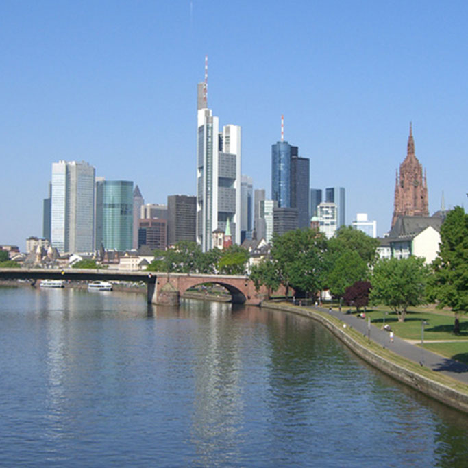 Frankfurt am Main Skyline von Frankfurt am Main.